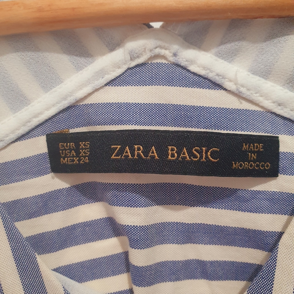 Zara basic striped crop size M (USA XS) - Picture 5 of 5